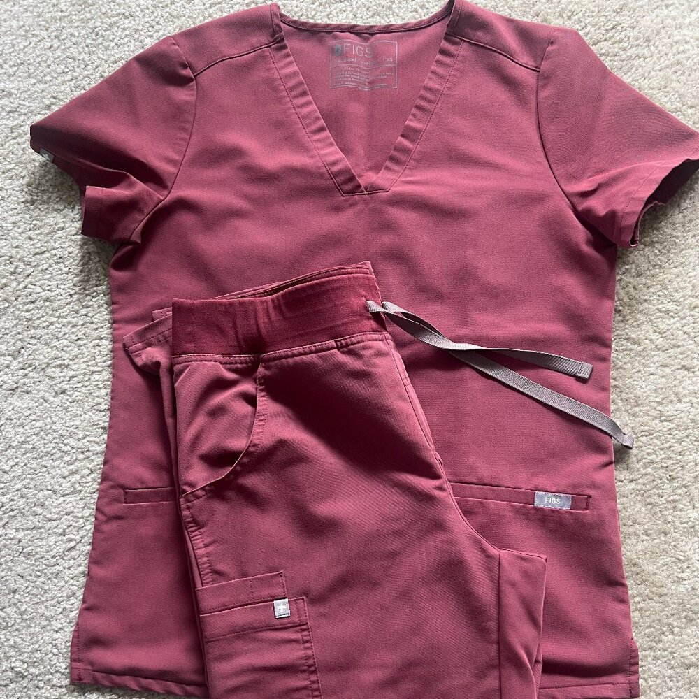 Figs Set- XS top & S/Tall pants